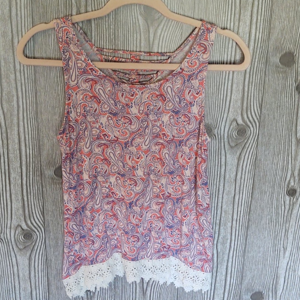 Eyelash Couture sleeveless blouse sz Lg girls